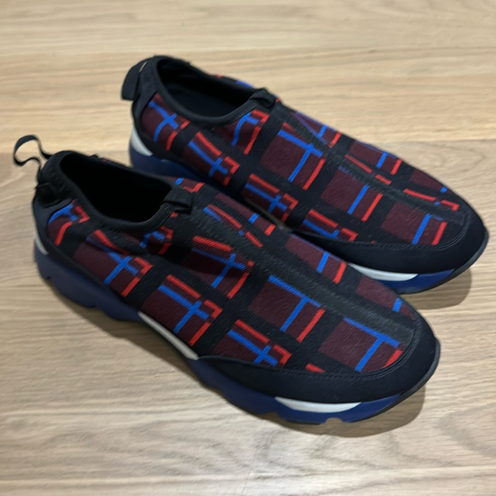 Marni slip on sneakers size 8 plaid
